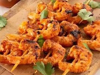 Tandoori krewetki z czosnkiem