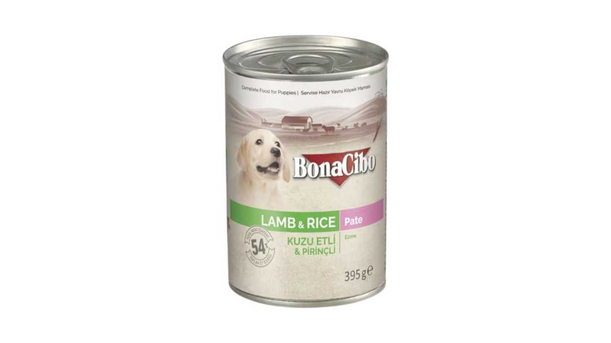Bonacibo Lamb Rice Паштет с ягненком и рисом для щенков, 395 г