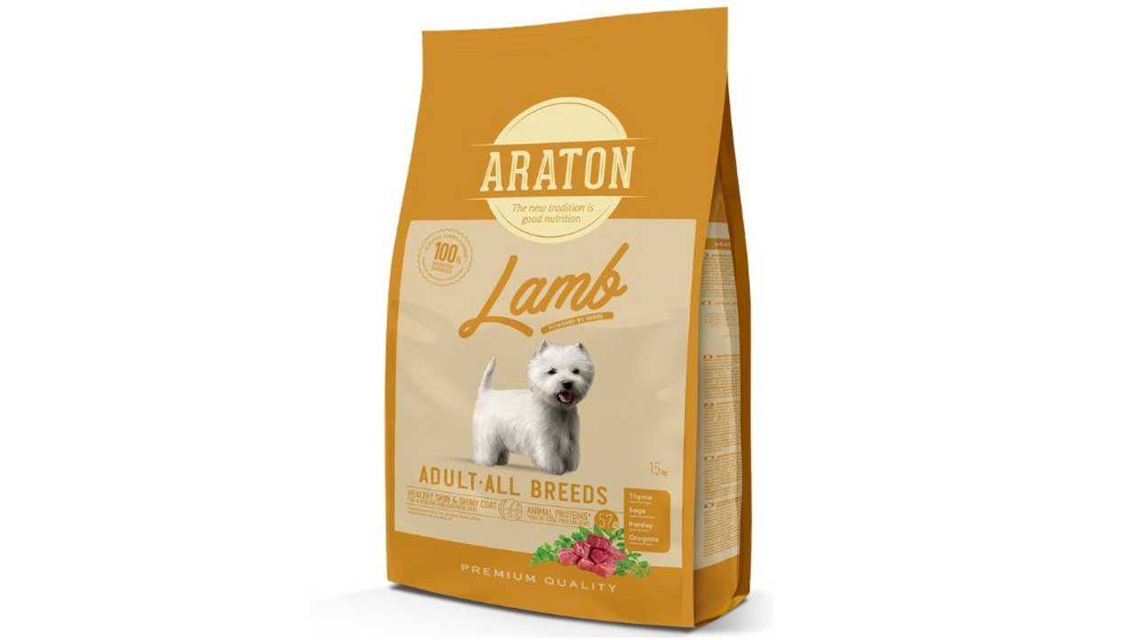 Araton Dog Adult Lamb Rice сухой корм с мясом ягненка для взрослых собак всех пород, на развес