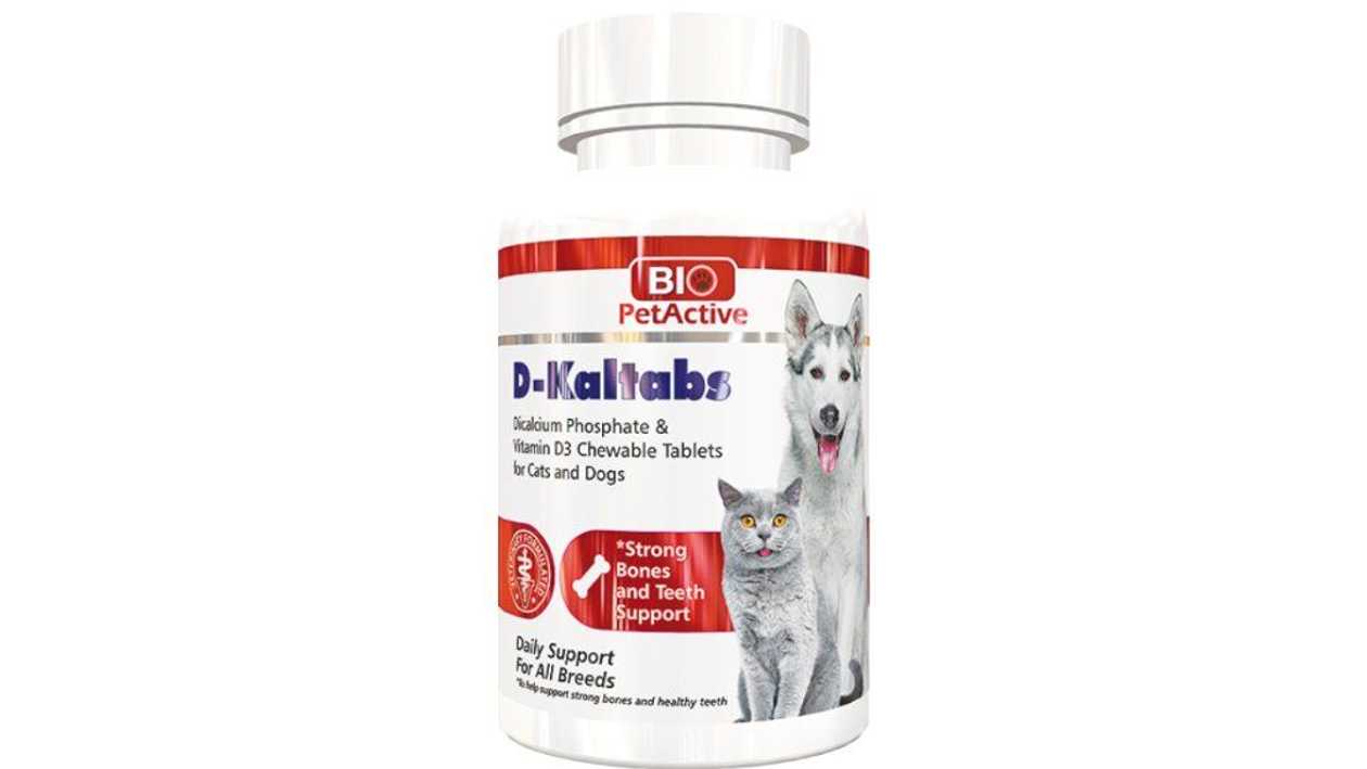 Biopetactive D-kaltabs Кальций  и Витамин D3 для Кошек  и Собак, 1 Таб