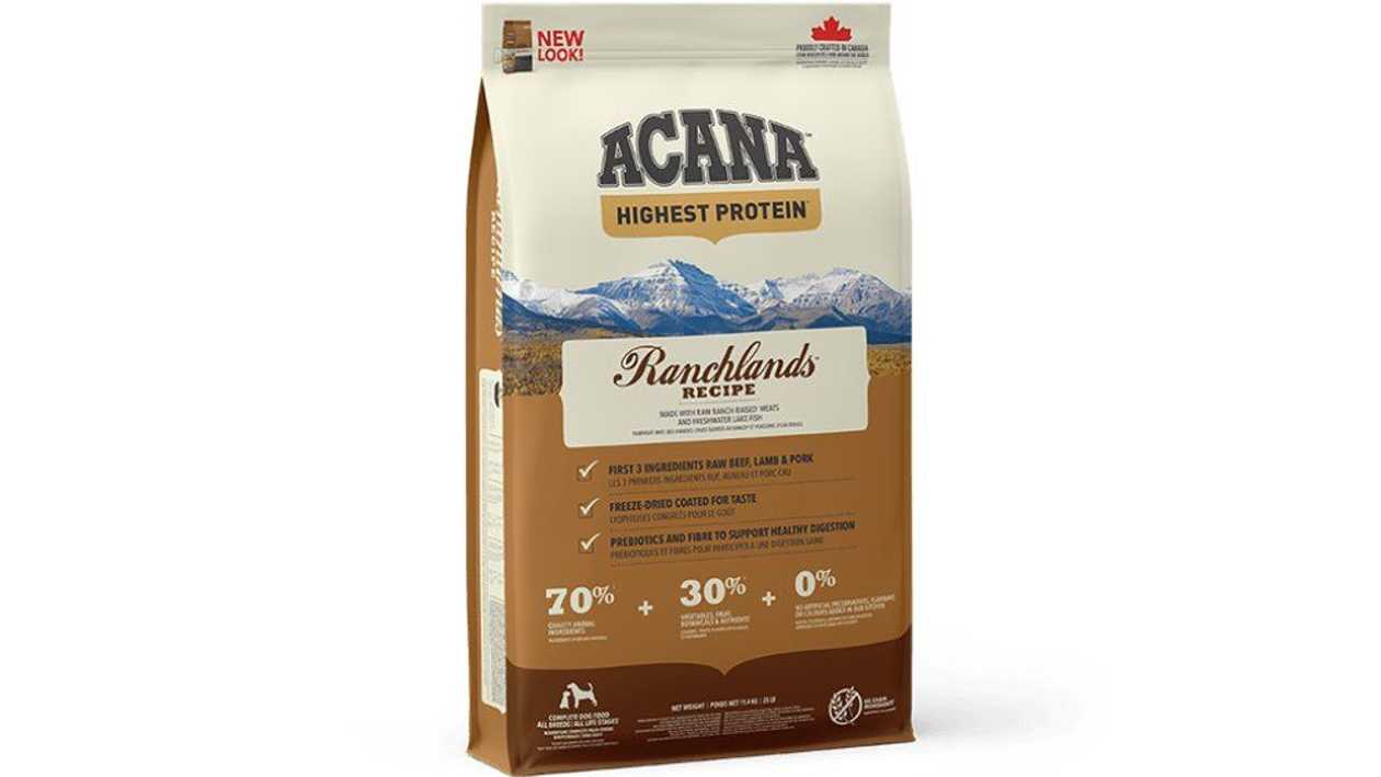 Acana Ranchlands корм для собак с говядиной, ягненком и ветчиной, пачка 2 кг