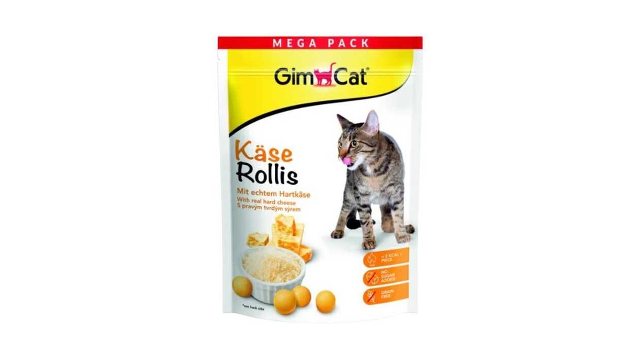 GimCat Kase-Rollis Общеукрепляющий комплекс витаминов для кошек с сыром, 1 шт