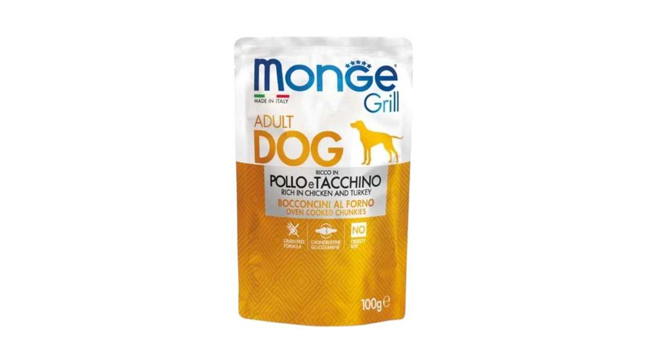 Monge Grill Adult Dog корм для взрослых собак с курицей  и индейкой, 100 г