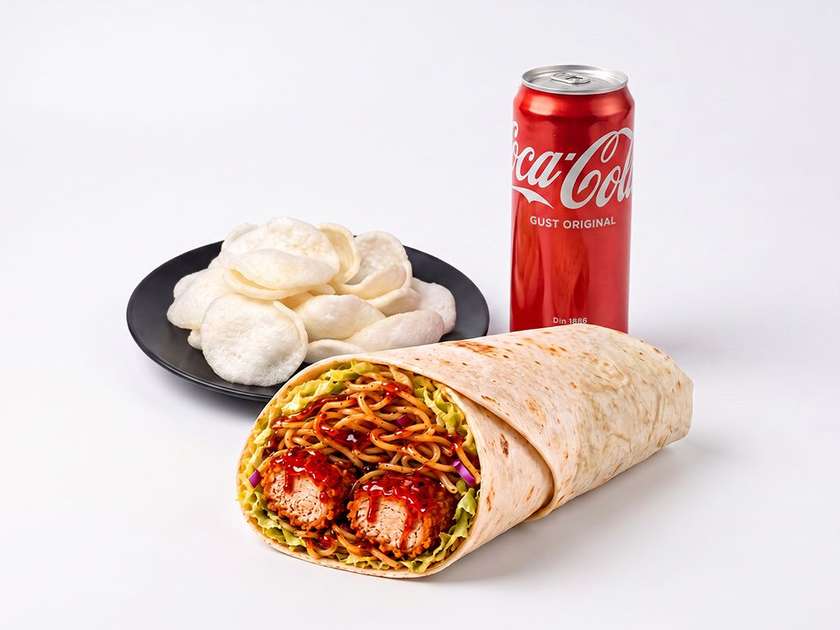 Meniu Chicken noodle wrap