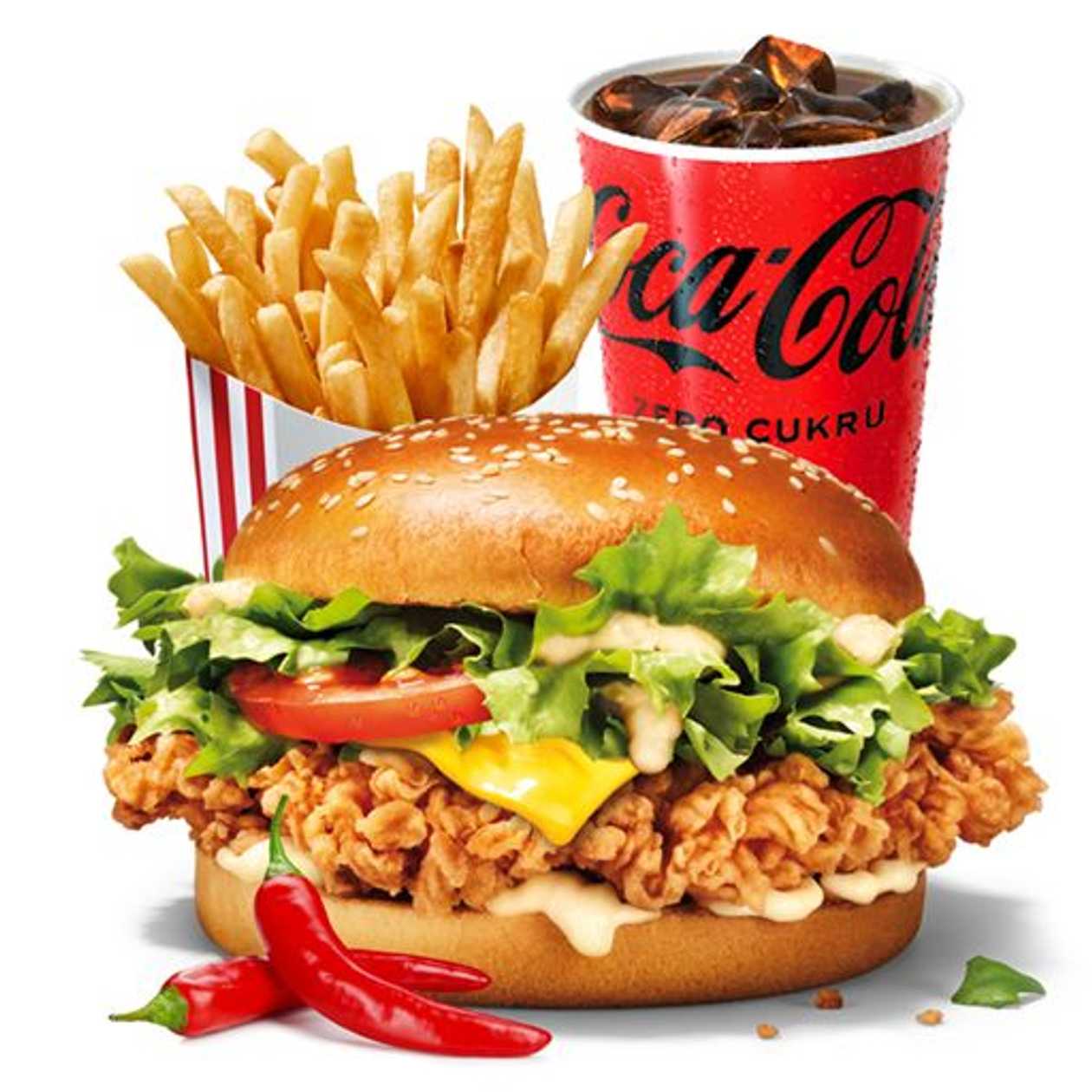 Hot Zinger Deluxe Menu