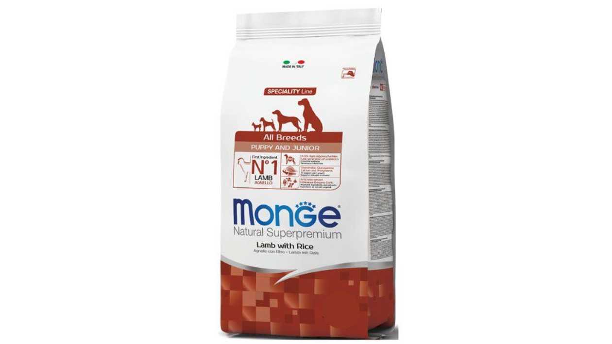 Monge Monoprotein Line All Breeds Puppy & Junior Lamb для щенков всех пород с ягненком и рисом, на развес