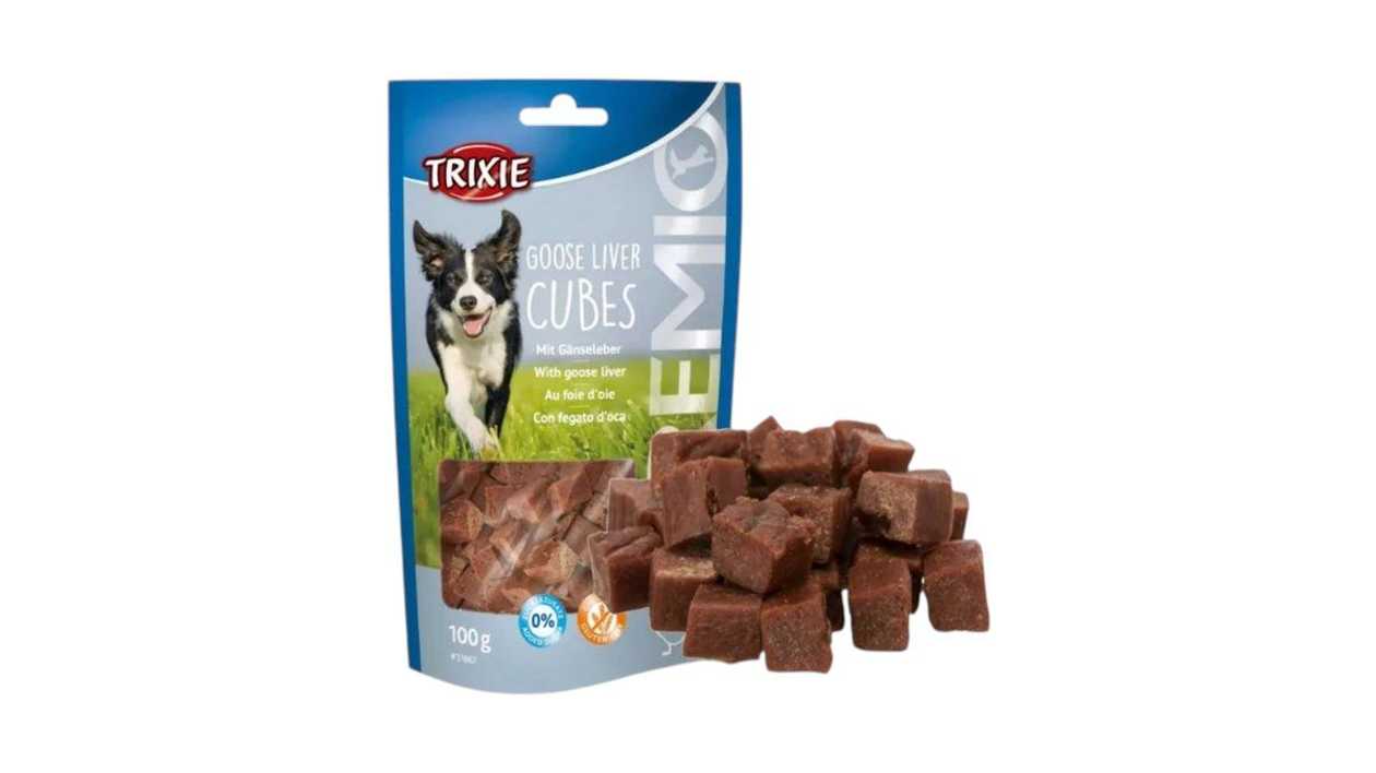 Trixie Goose Liver Cubes Кубики с гусиной печенью и гусиным мясом, 100 г