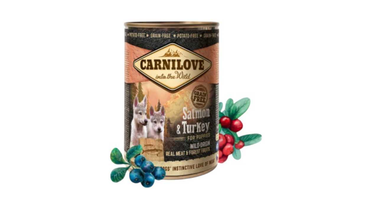 Carnilove Лосось и Индейка для Щенков, 400 г