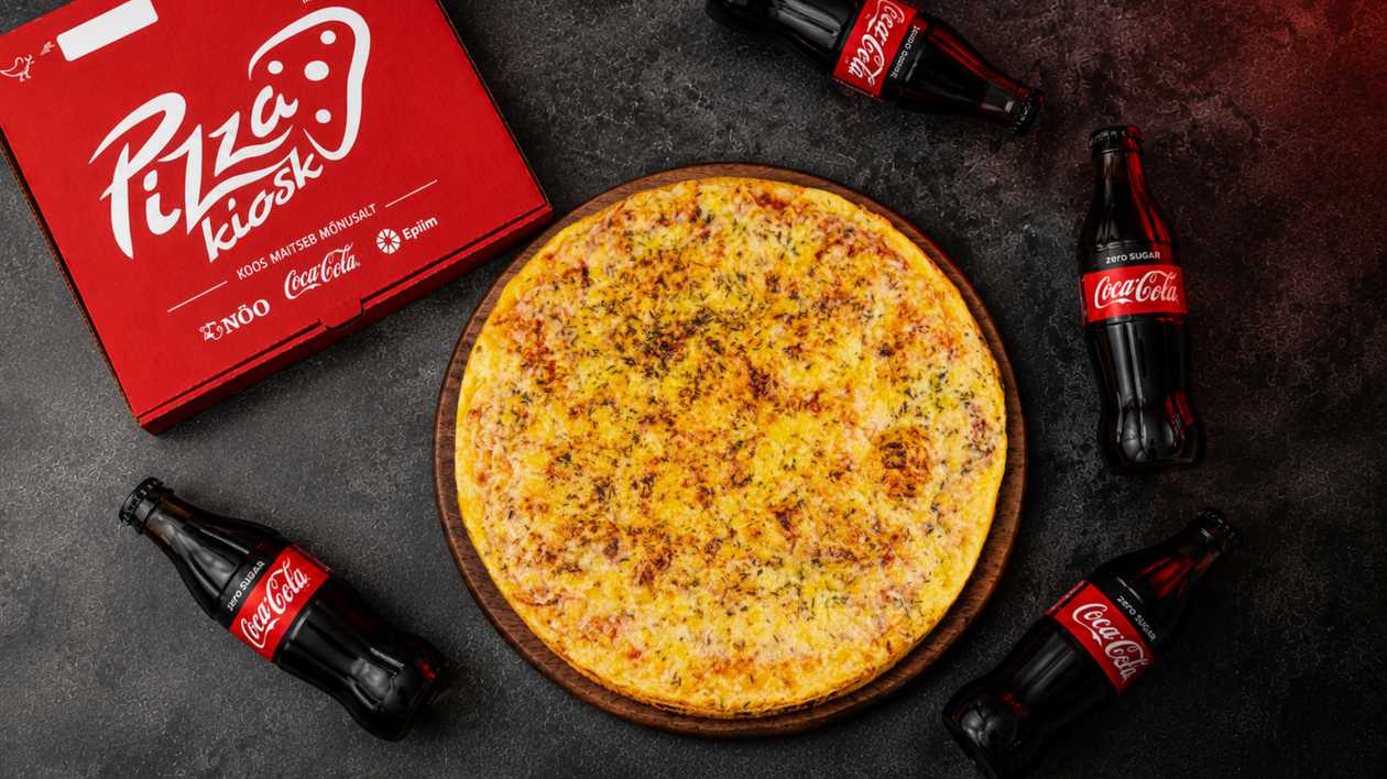 ⭐️ SUUR MARGHERITA PIZZA + 4x COCA-COLA 🔥