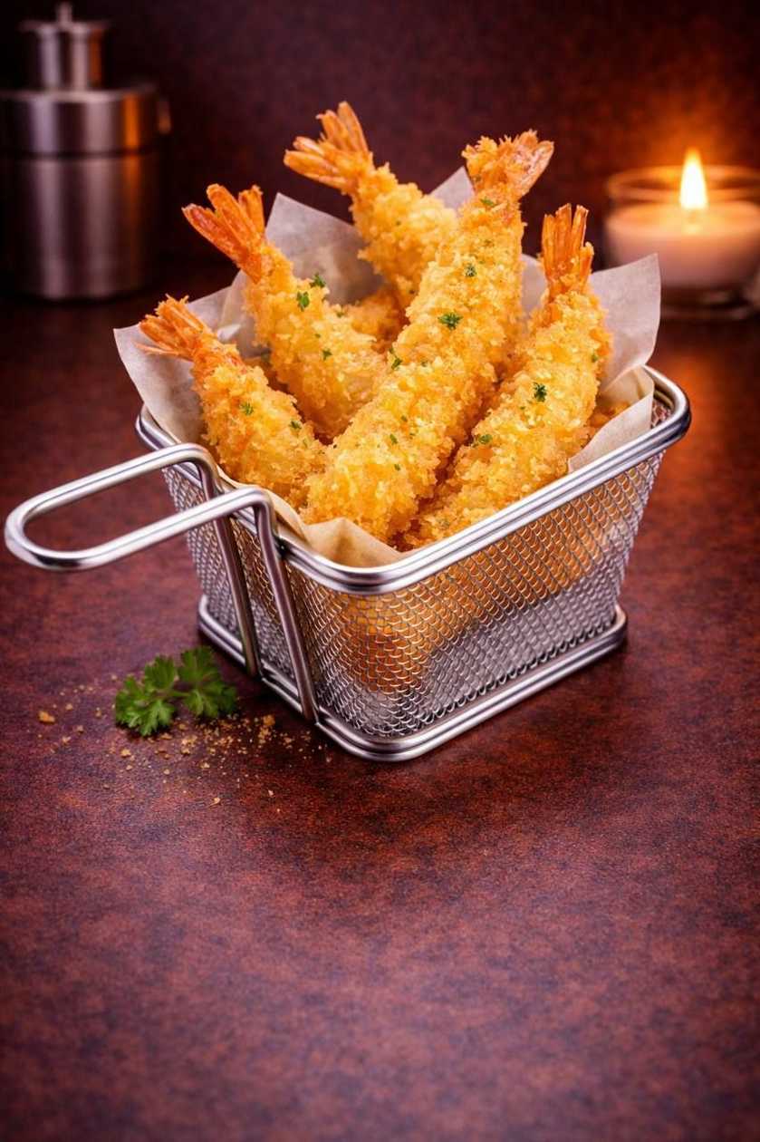 Tempura king prawns 5 pcs