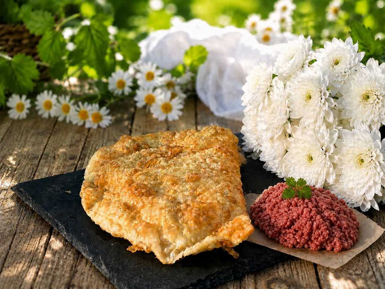 Чебурек з яловичиною