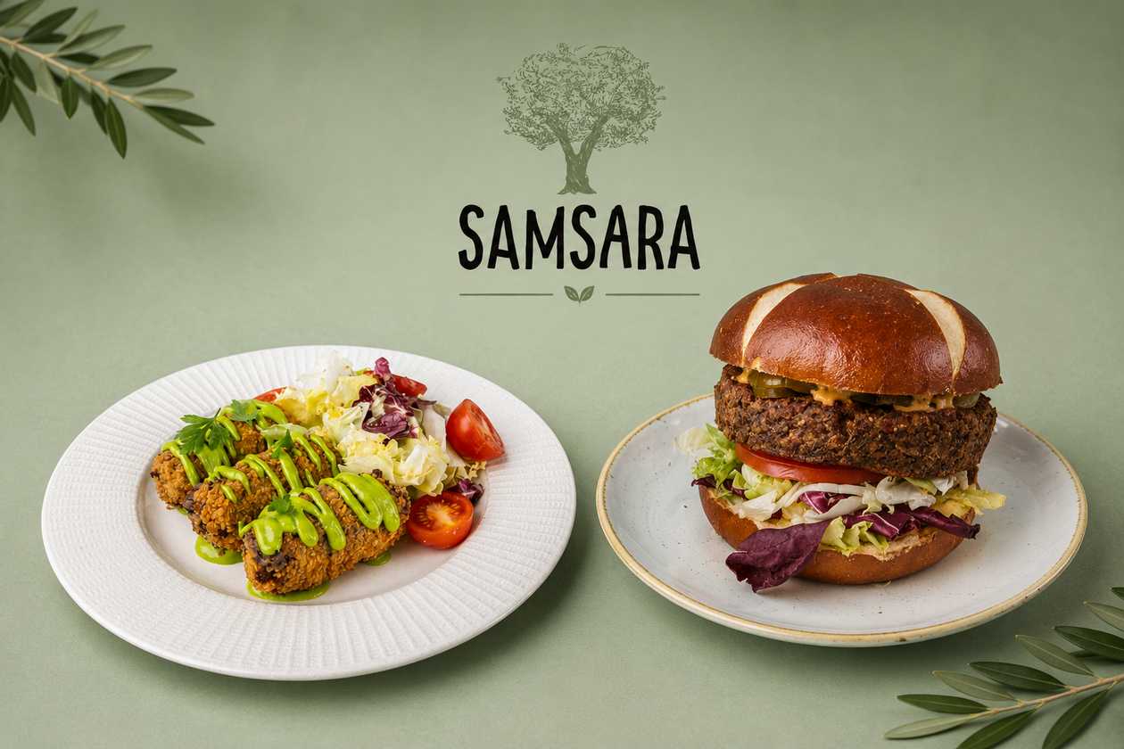 Meniu Combo Crochete ciuperci + Burger Vegan