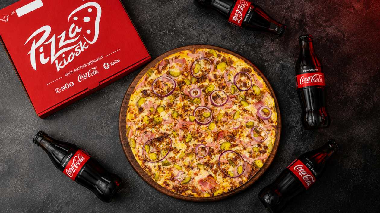 ⭐️ SUUR TÜRI PIZZA + 4x COCA-COLA 🔥