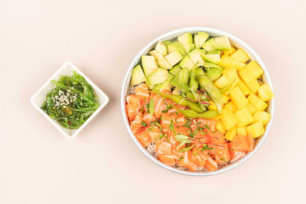 Sushe Poke + Miso Soup Menu