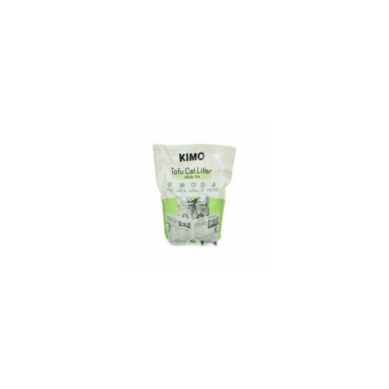 Kimo Tofu Litter with Green Tea Extract 2.5 kg (6 L)