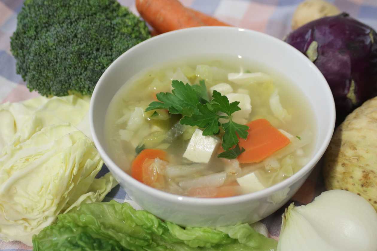 Vegetable Soup with Tofu