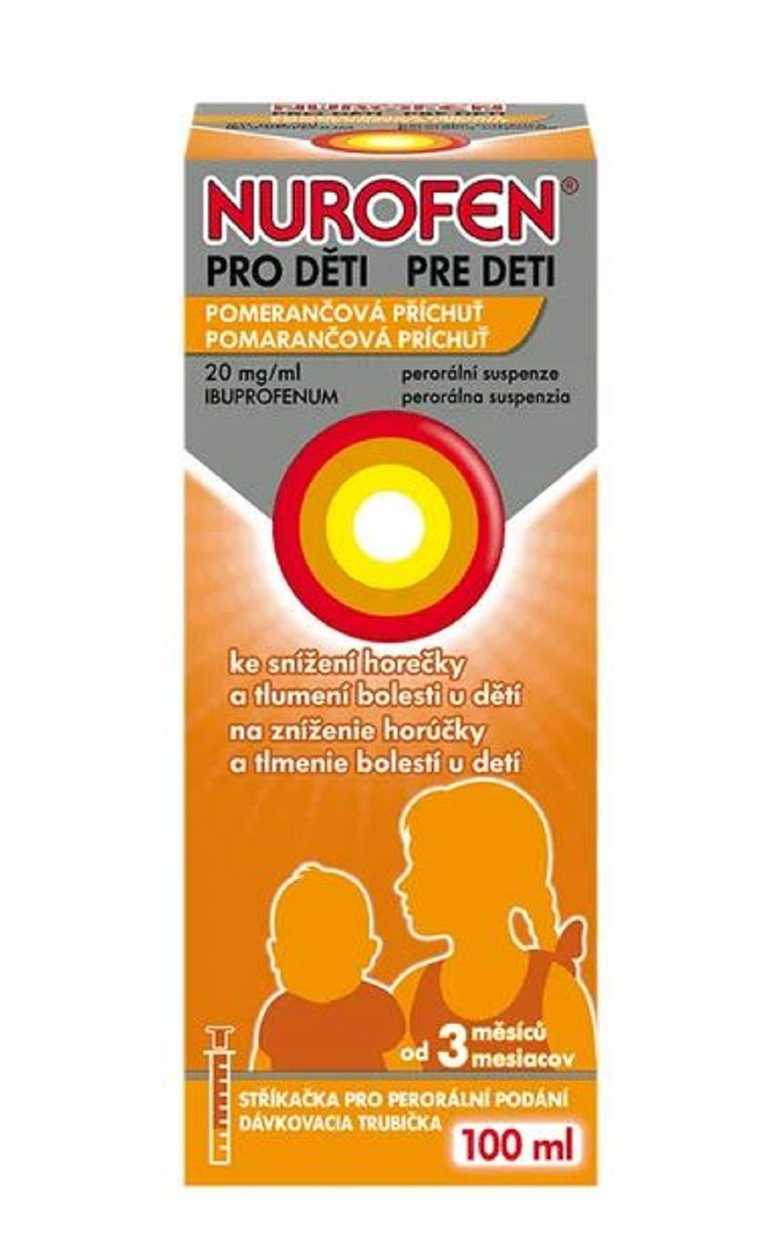 NUROFEN FOR CHILDREN 20MG/ML ORAL SUSPENSION 100ML II