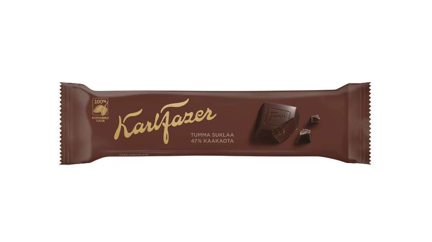 Karl Fazer Dark Chocolate Bar 39g