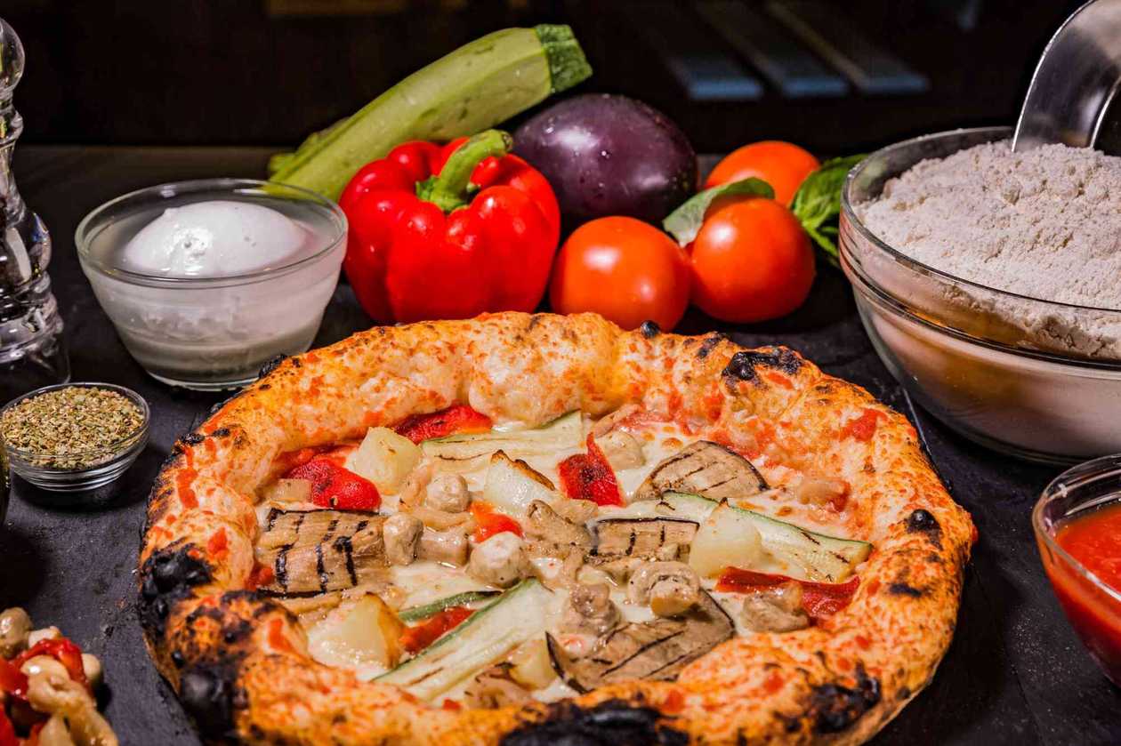 Pizza Vegetariană alla Griglia