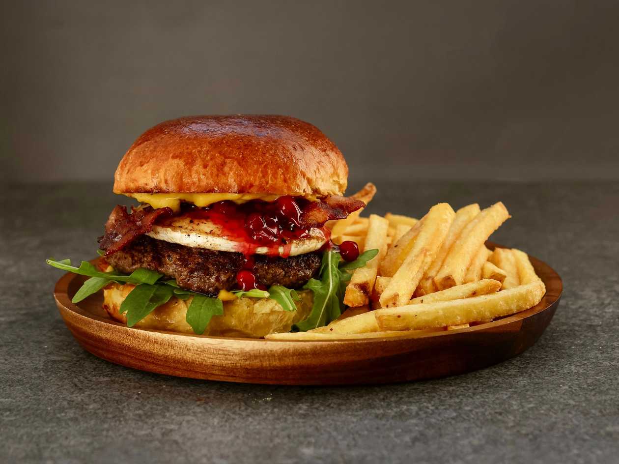 Camemburger Meal with Fries