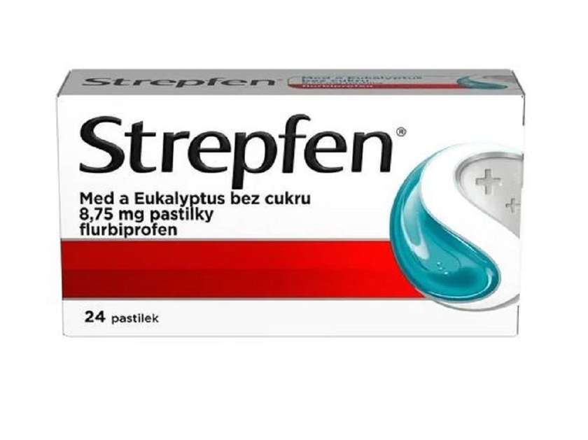 STREPFEN HONEY AND EUCALYPTUS SUGAR-FREE 8.75MG LOZENGES 24