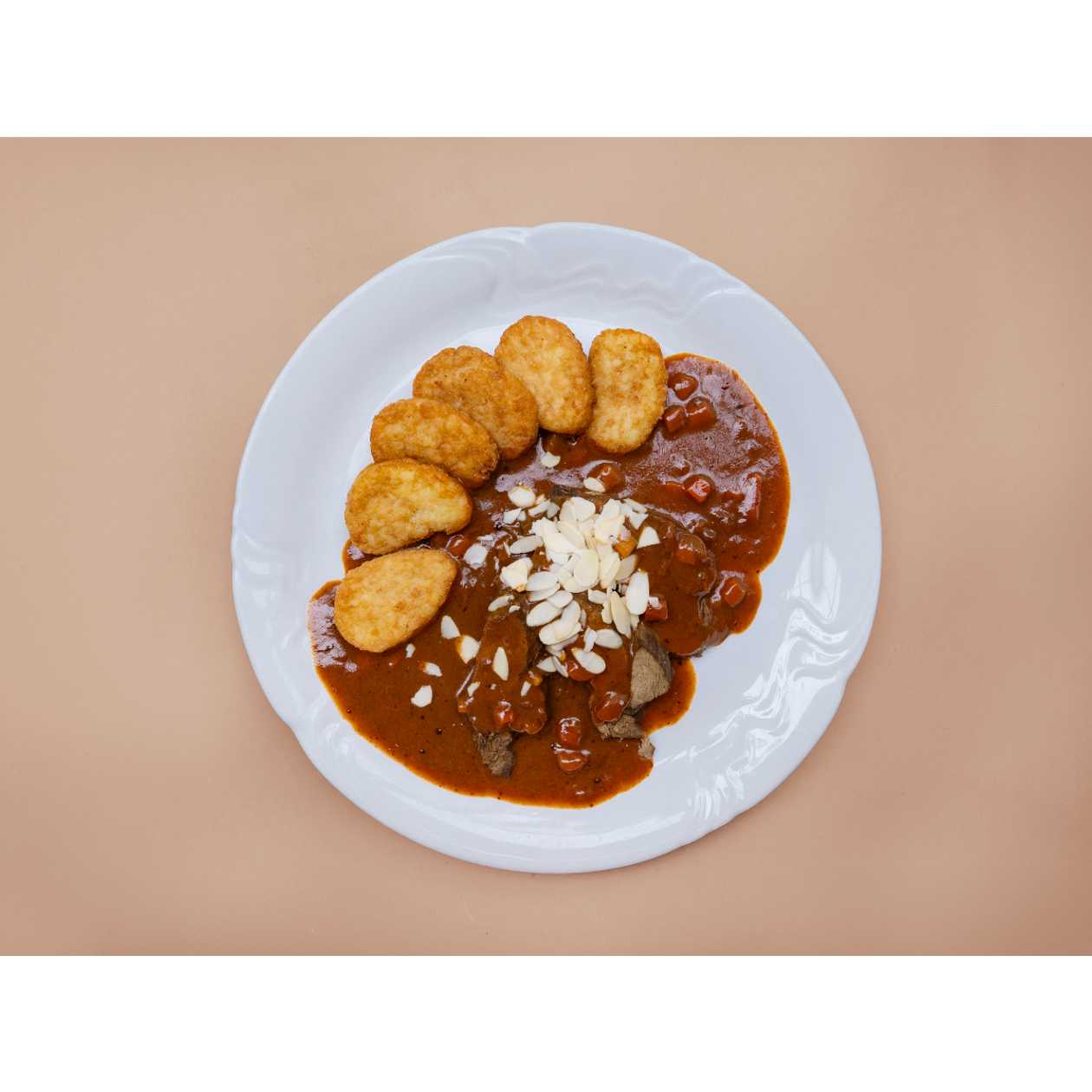 Venison Shoulder with Red Wine and Root Vegetables