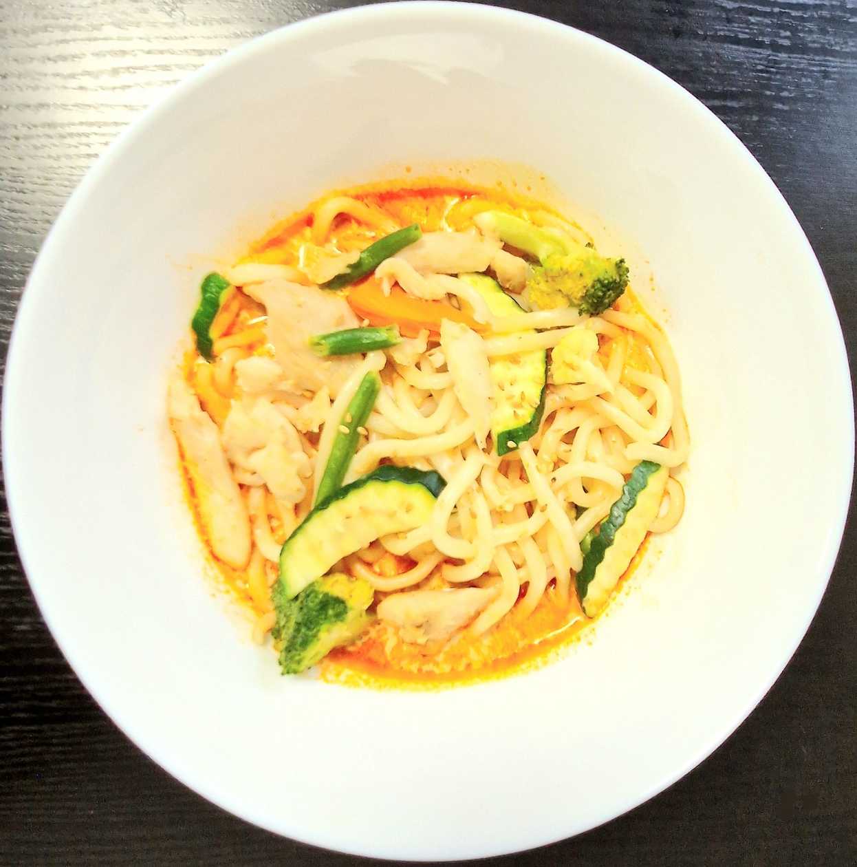 Udon curry with tofu