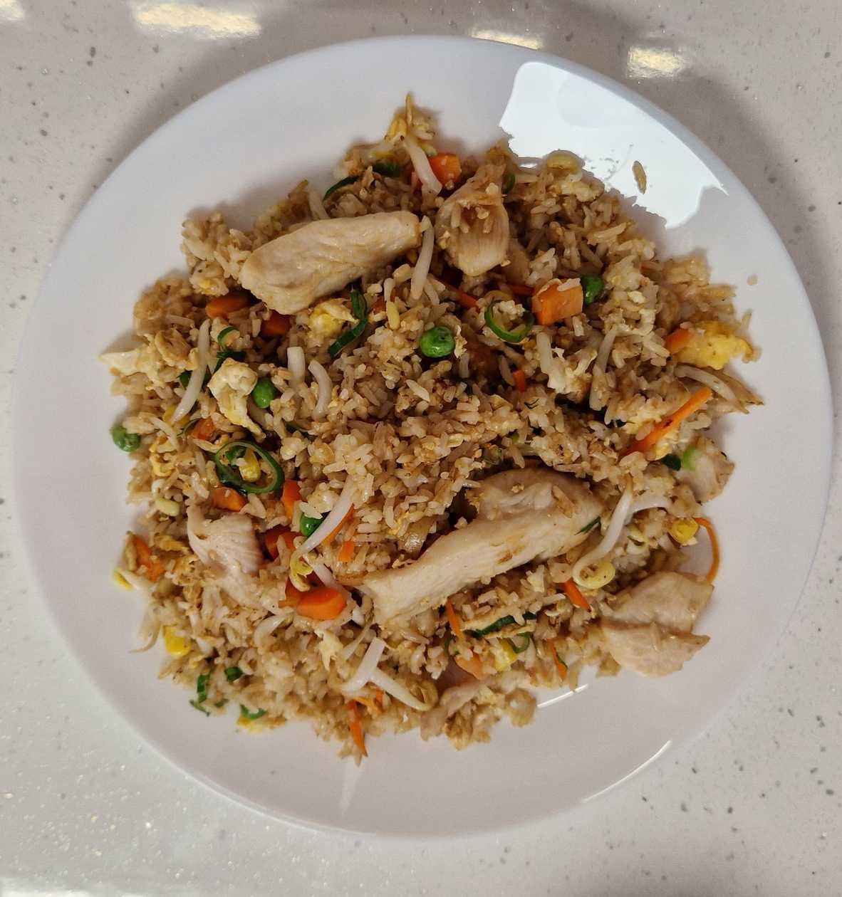 Risotto with chicken