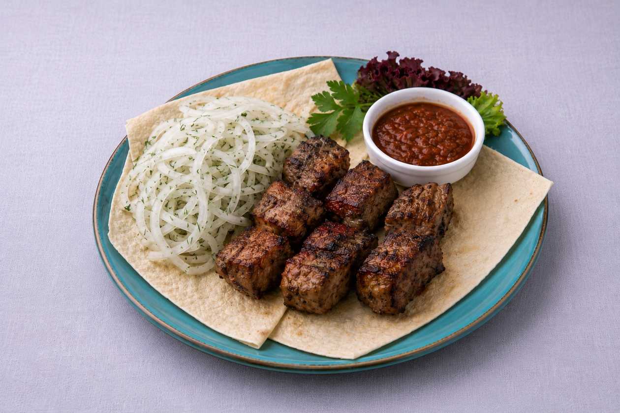 Шашлик із телячої вирізки