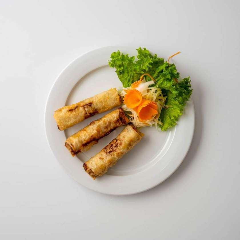 Spring rolls (Nem) 5 pieces + rice noodles