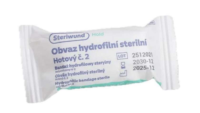 Sterile Hydrophilic Bandage Ready-Made No. 2 Steriwund