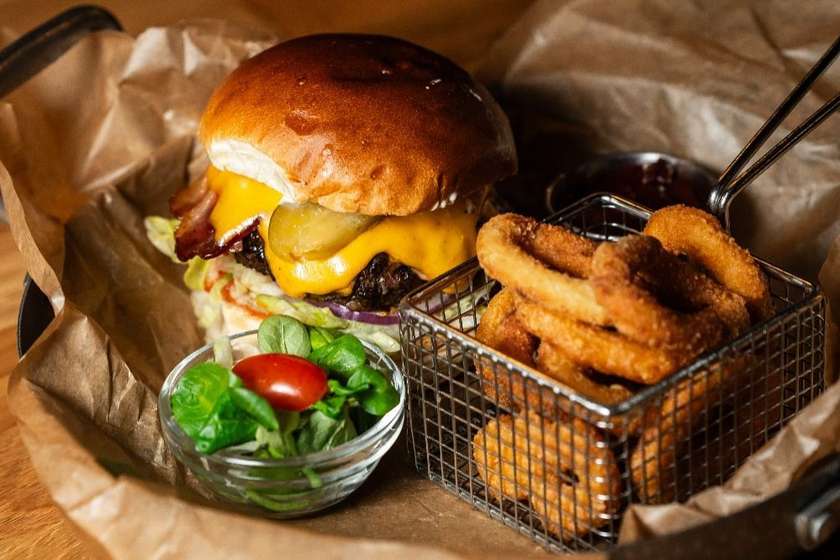 1. Cheese Burger Double