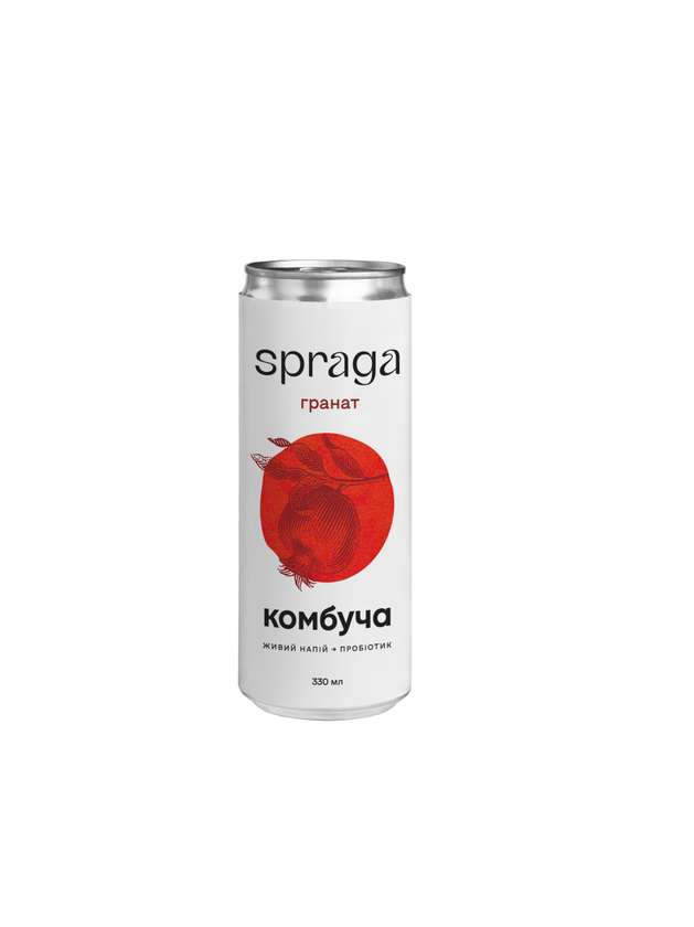 Комбуча Spraga гранат ж/б