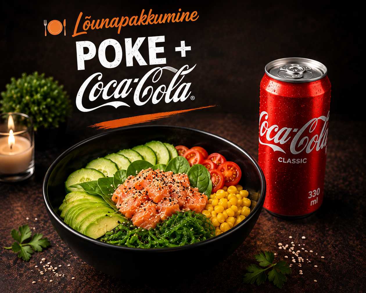 Choose your favorite poke and drink