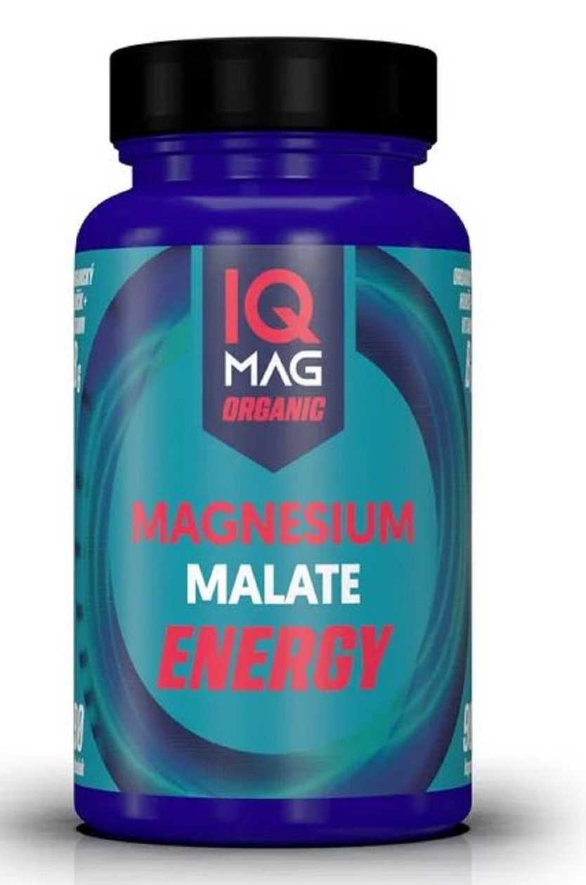 IQ Mag Organic Magnesium Malate ENERGY 90 Capsules