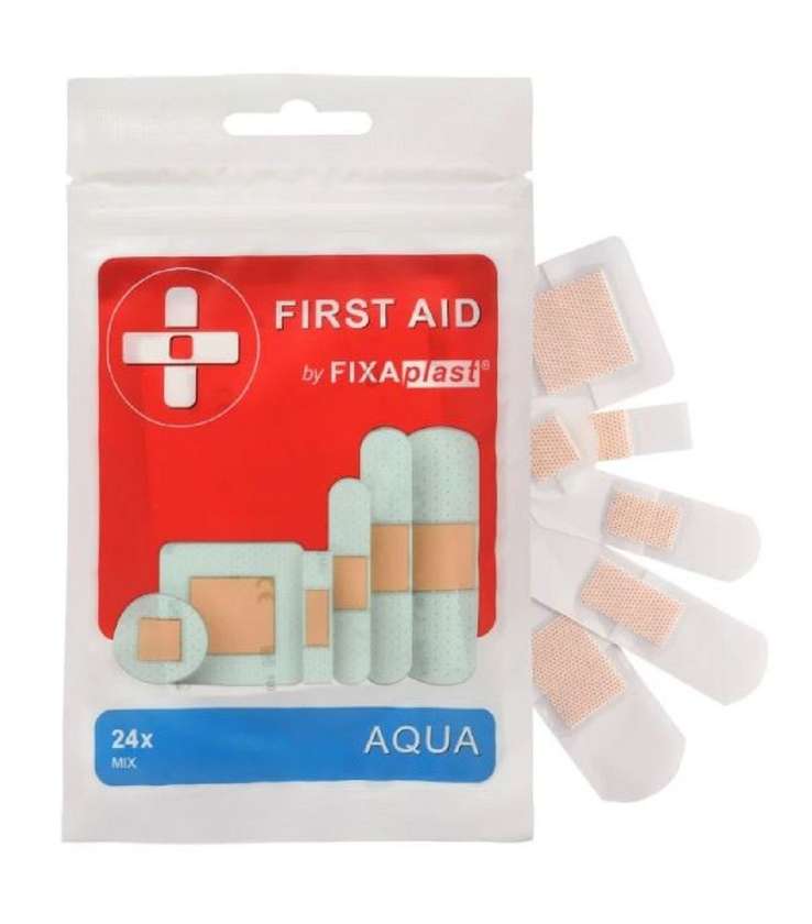 FIXAplast FIRST AID Aqua Plasters Mix 24pcs