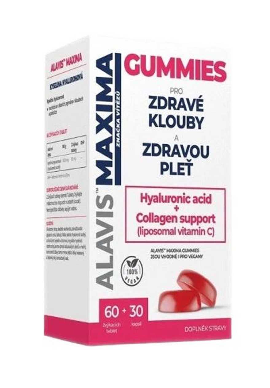 ALAVIS MAXIMA GUMMIES chewable tablets 60 + capsules 30 vitamin C