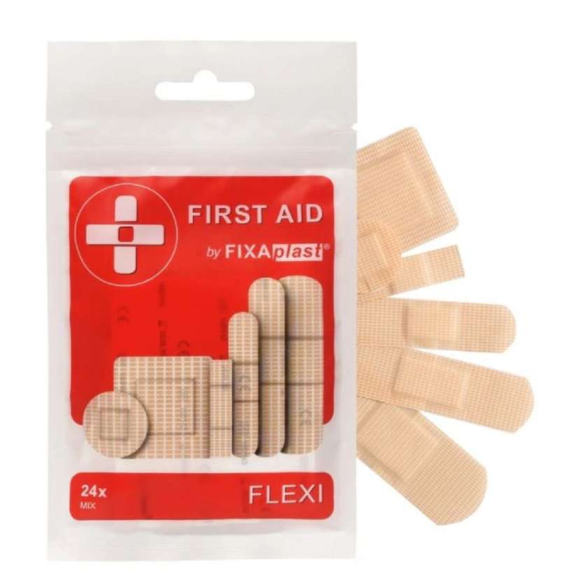 FIXAplast FIRST AID Flexi Plaster Mix 24pcs