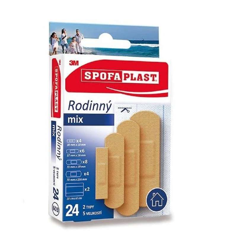 3M Spofaplast 603 Family Mix 24pcs