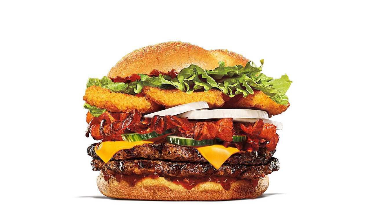 Summer Crunch Double Beef Burger