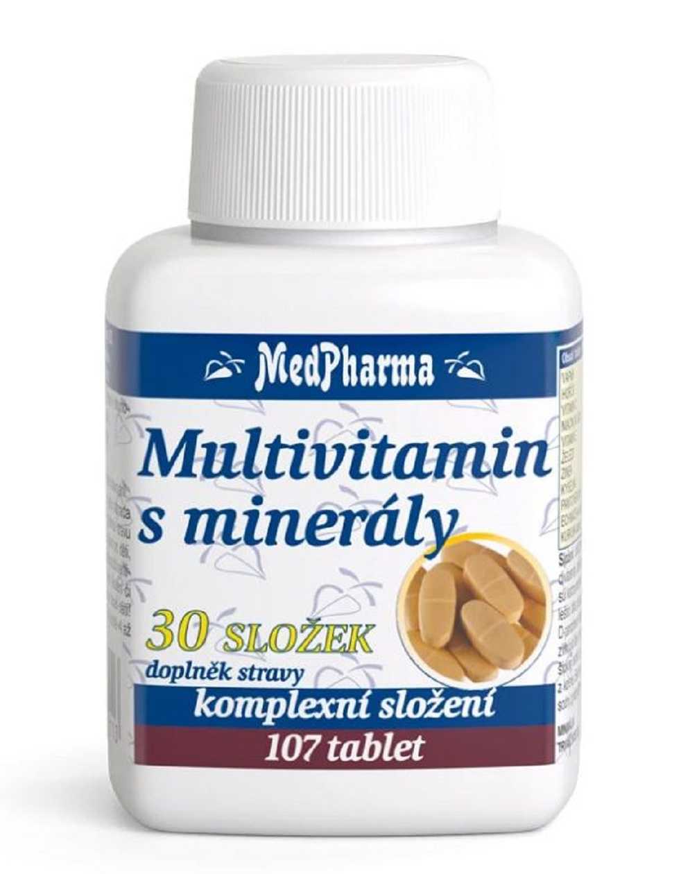 MedPharma Multivitamin with Minerals 30 Ingredients 107 Tablets