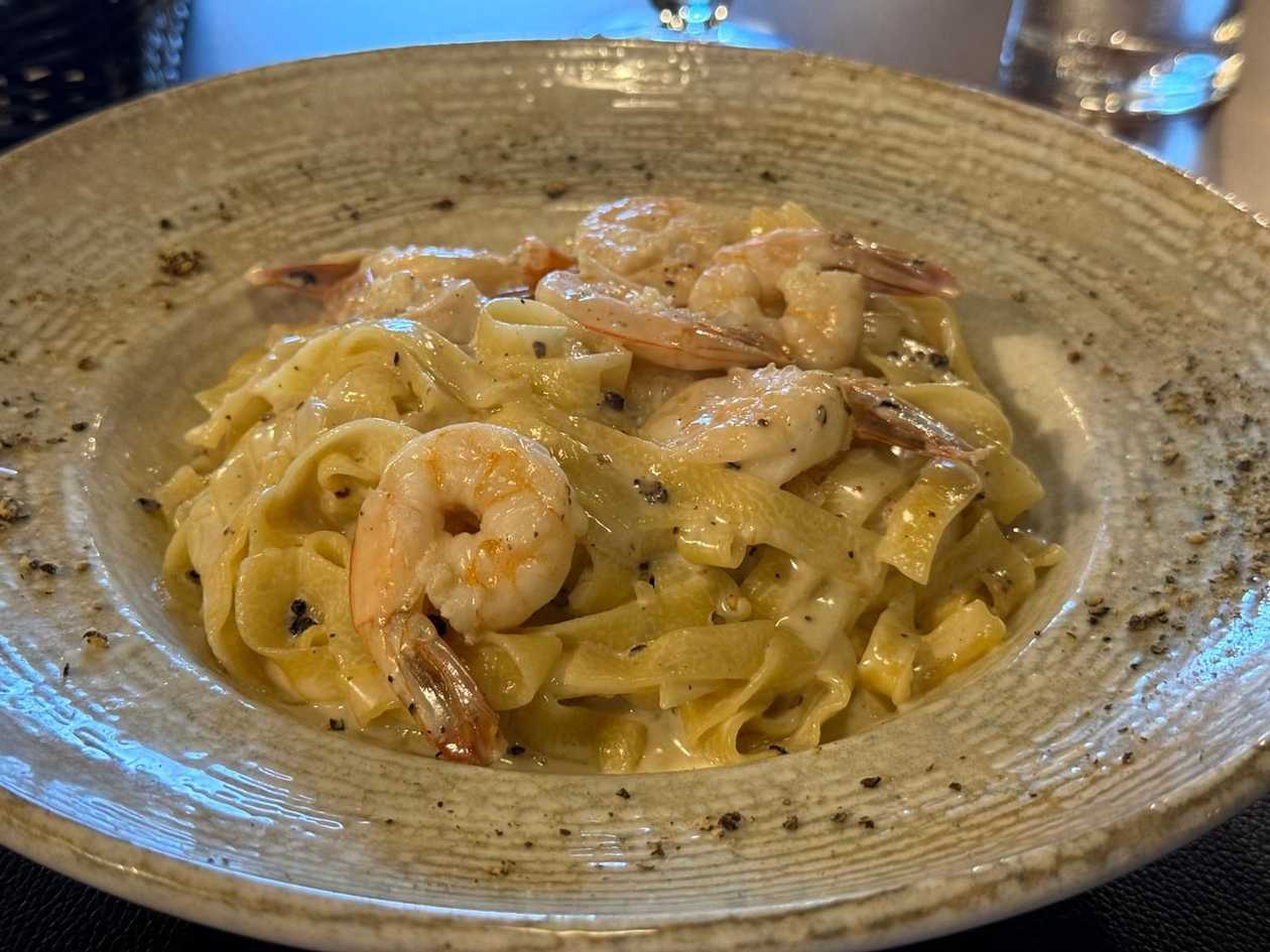 Tagliatelle Lemon Shrimp Pasta
