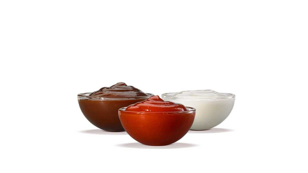3 Sauces of your choice