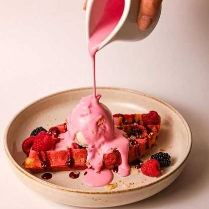 Pink Waffle