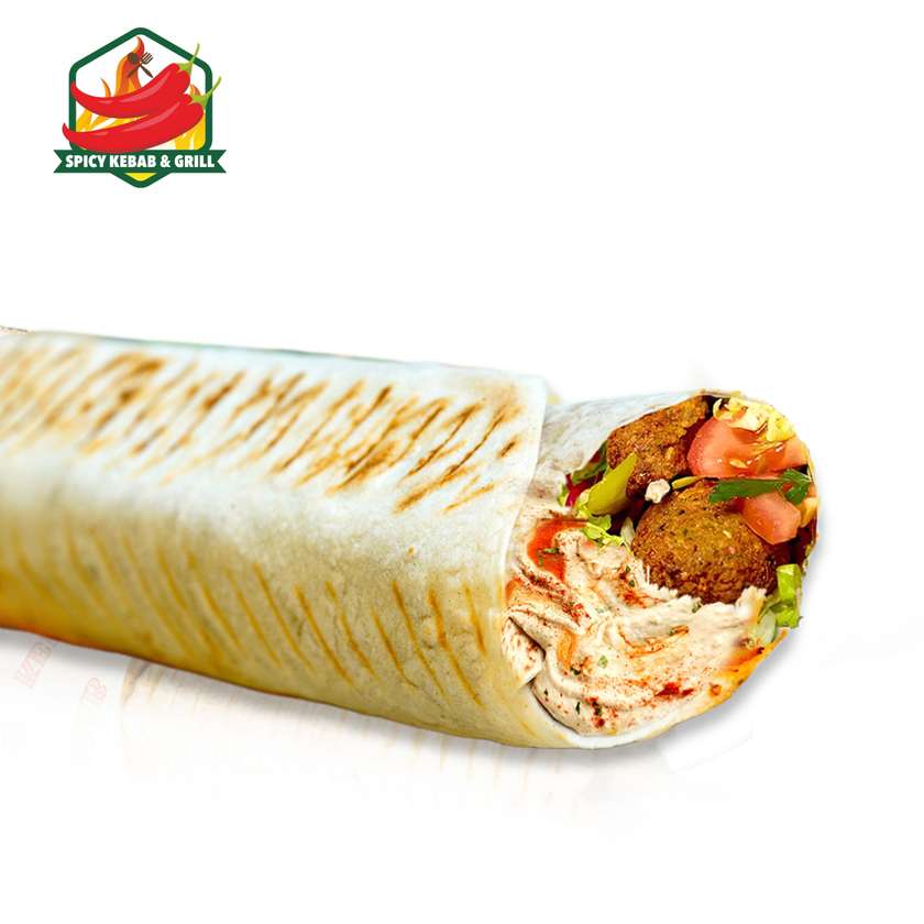 Falafel Roll with Hummus