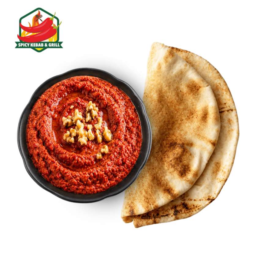Muhammara with Pita