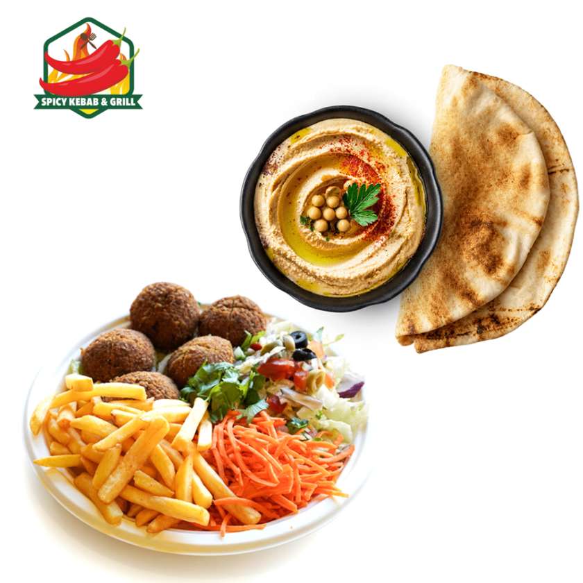 Falafel Set + Hummus with Pita