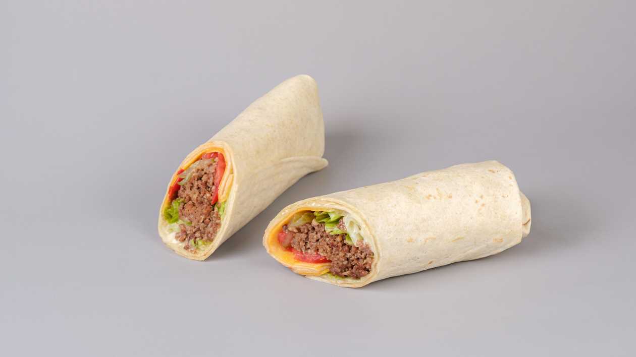 BEEF'N' CHEESE WRAP - 436 kcal