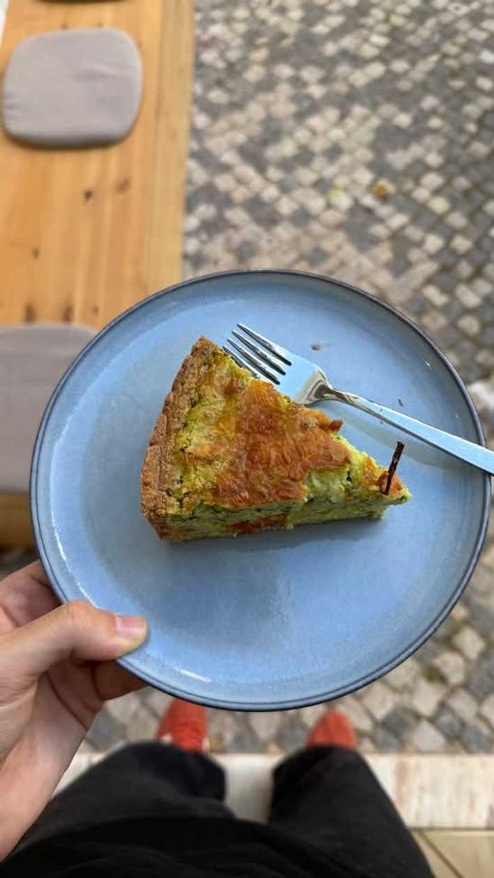 Leek and Spinach Quiche