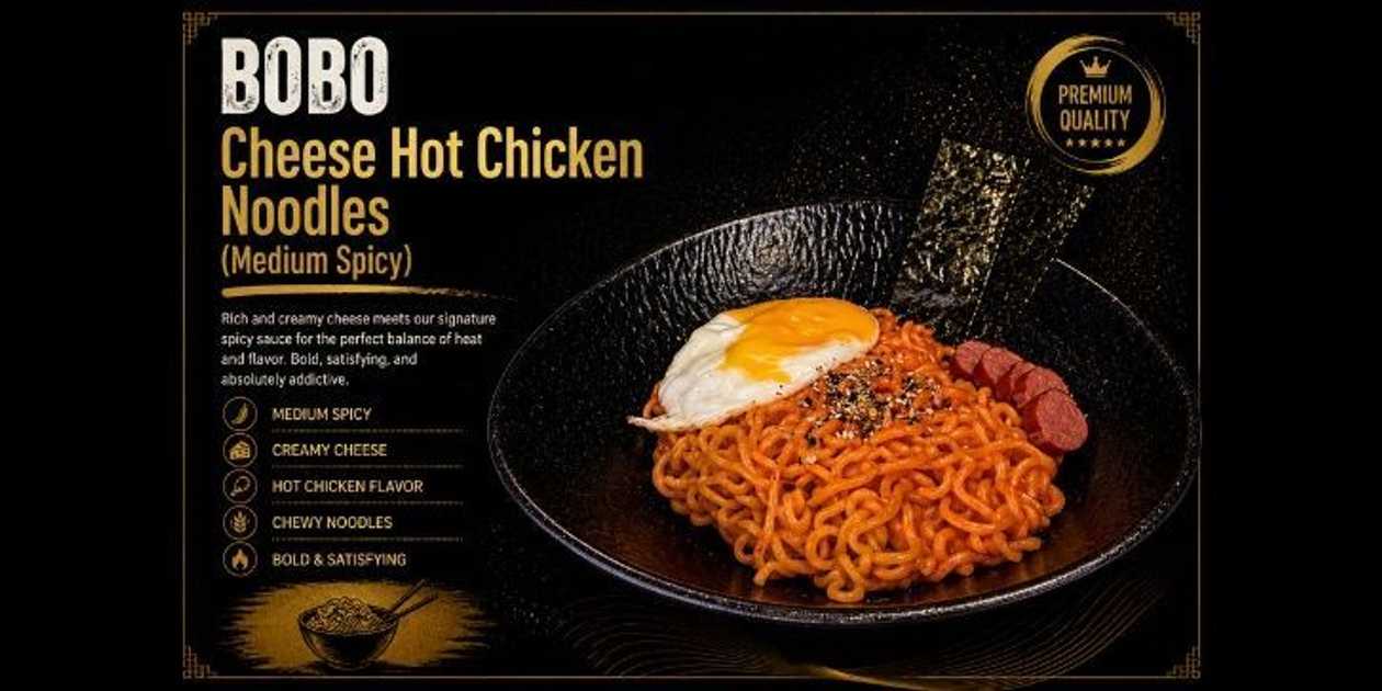 Pendirli Buldak Noodles (Orta Acılı)